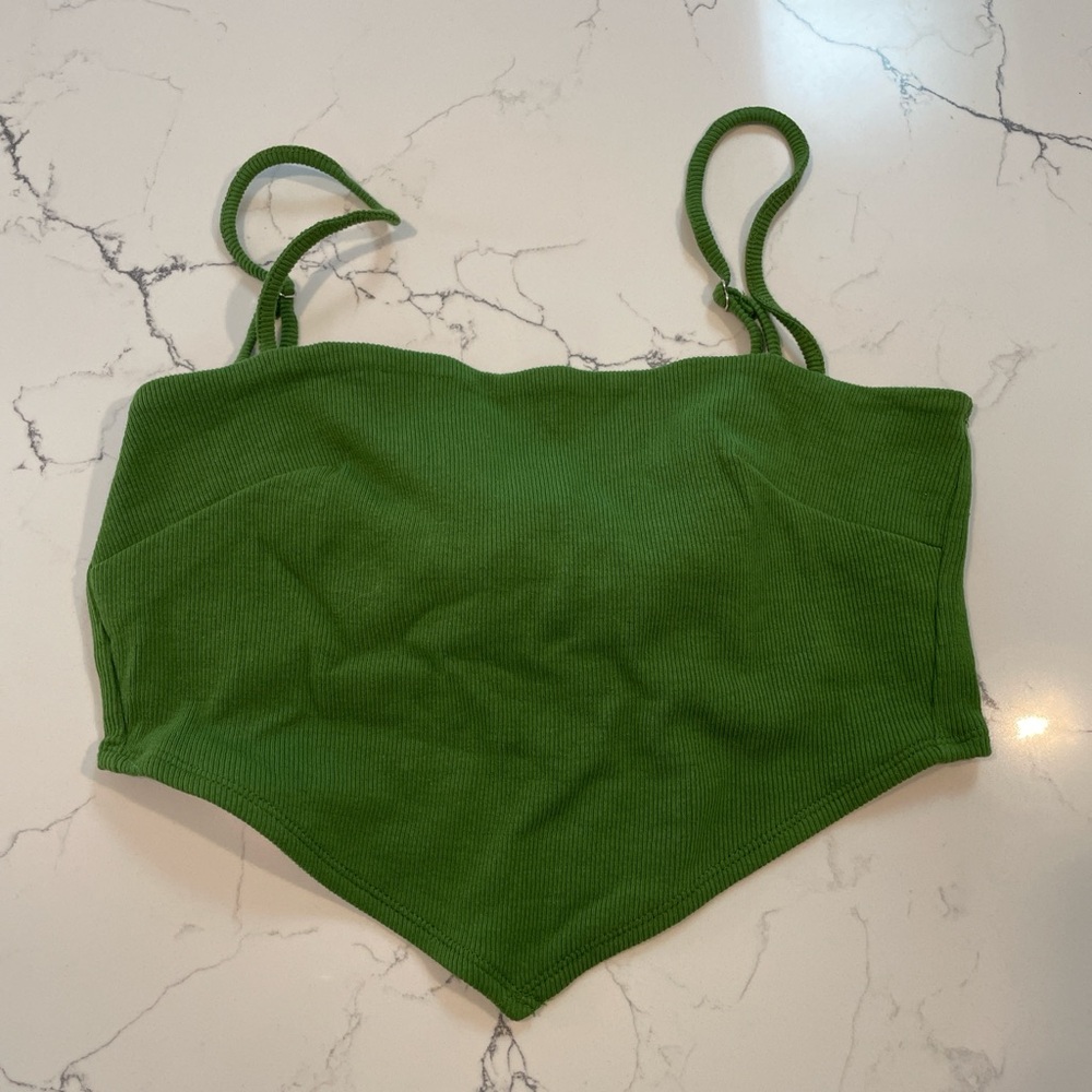 Forever 21 cropped handkerchief top